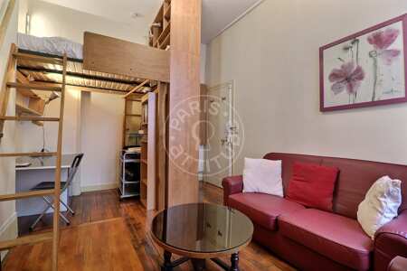 Sala Quitinete mobilado - 20m²  - Arts et Métiers - Paris