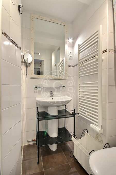 Casa de banho Apartamento mobilado - 27m²  - 1 quarto - Montparnasse - Paris