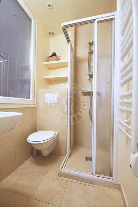 Bathroom Furnished apartment - 30m²  - 1 bedroom - Saint-Germain - Paris