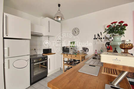 Cozinha Apartamento mobilado - 53m²  - 1 quarto - Montorgueil - Paris