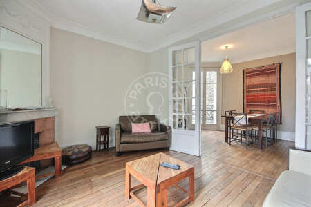 Sala Apartamento mobilado - 51m²  - 1 quarto - Convention - Paris