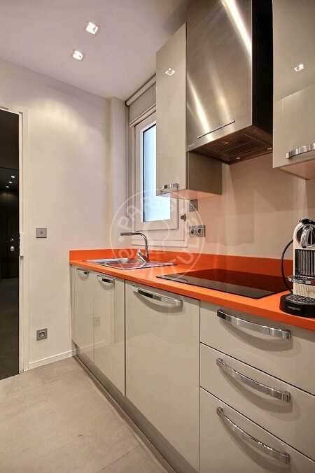 Cocina Piso amueblado - 60m²  - 1 dormitorio - Triangle d'Or - París