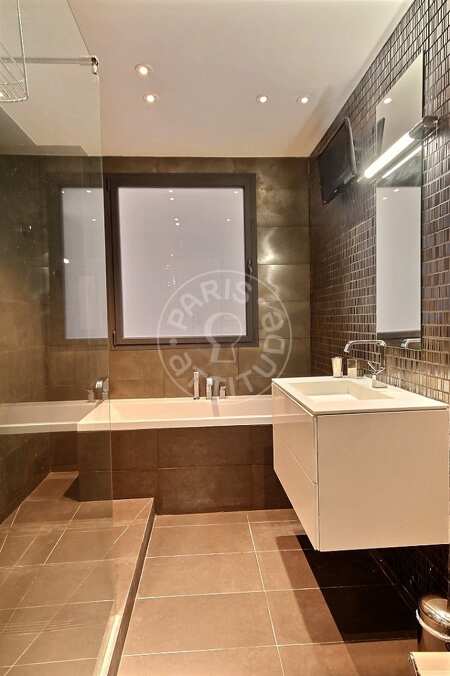 Baño Piso amueblado - 60m²  - 1 dormitorio - Triangle d'Or - París