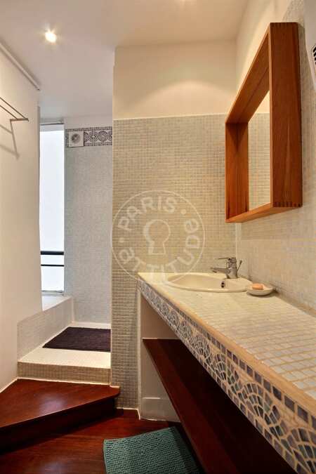 Badezimmer Möblierte studio - 24m²  - Alésia - Paris