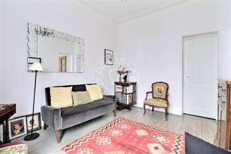 Living room Furnished apartment - 39m²  - 1 bedroom - Montmartre / Place des Abbesses - Paris