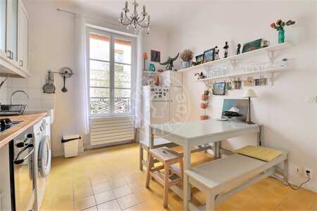 Kitchen Furnished apartment - 39m²  - 1 bedroom - Montmartre / Place des Abbesses - Paris