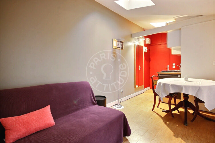 Salon - 1 chambre meublé - Paris 75009 - 5115