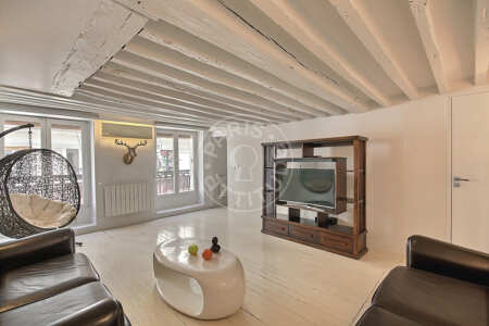 Salotto Appartamento arredato - 61m²  - 1 locale - Montorgueil - Parigi
