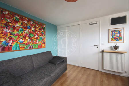 Salon Studio meublé - 20m²  - Poissonnière - Paris