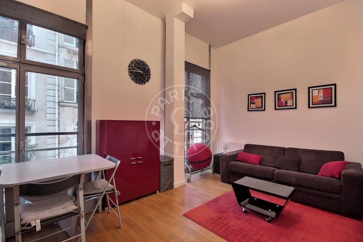 Living room - Furnished studio - Paris 75003 - 5193