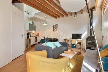 Sala Casa mobilada - 65m²  - 2 quartos - Porte des Lilas - Paris