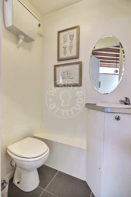 WC Casa mobilada - 65m²  - 2 quartos - Porte des Lilas - Paris