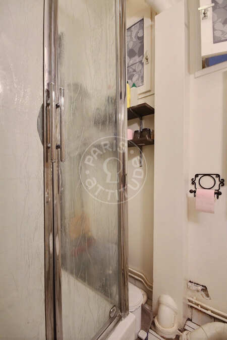 Badezimmer Möblierte wohnung - 40m²  - 1 Zimmer - Oberkampf - Paris