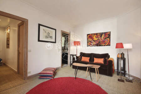 Sala Quitinete mobilado - 45m²  - Tour Eiffel - Paris