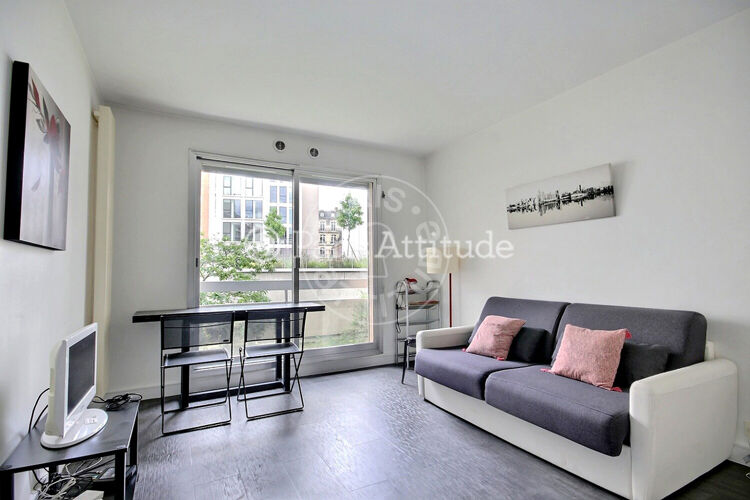 Living room - Furnished studio - Paris 75008 - 5338