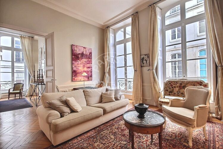 Living room - Furnished 1 bedroom - Paris 75006 - 5391