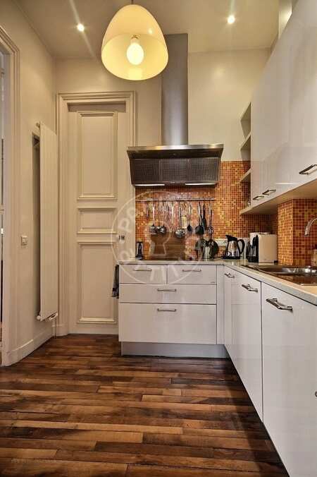 Küche Möblierte wohnung - 90m²  - 1 Zimmer - Saint-Germain - Paris