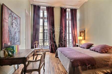 Schlafzimmer Möblierte wohnung - 90m²  - 1 Zimmer - Saint-Germain - Paris