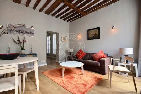 Sala Apartamento mobilado - 48m²  - 1 quarto - Arts et Métiers - Paris