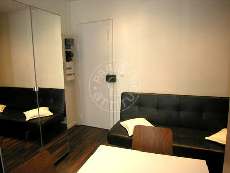 Salon Studio meublé - 16m²  - Oberkampf - Paris