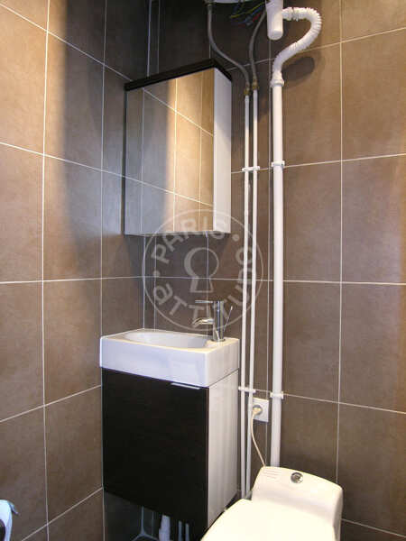 Salle de bain Studio meublé - 16m²  - Oberkampf - Paris