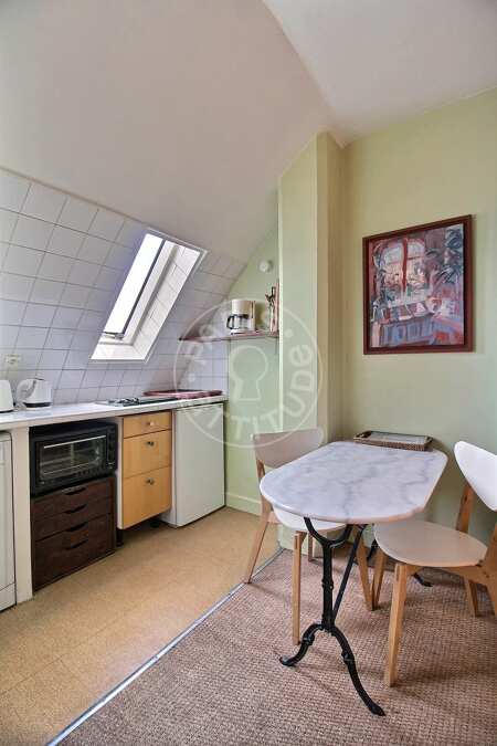 Kitchen Furnished studio - 28m²  - Arts et Métiers - Paris