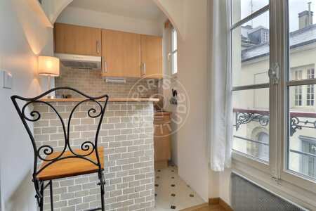 Cuisine Appartement meublé - 20m²  - 1 chambre - Place Monge - Paris