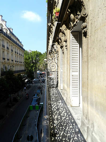 Varanda Apartamento mobilado - 90m²  - 2 quartos - République - Paris
