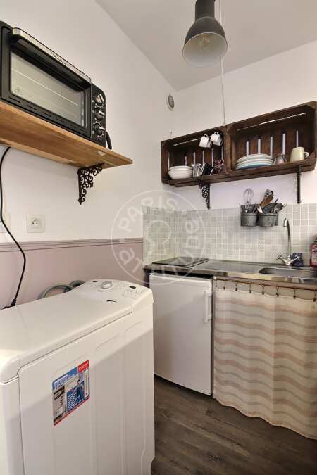 Cozinha Quitinete mobilado - 20m²  - Gare de l'Est / Gare du Nord - Paris