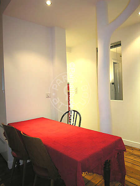 Dining room Furnished apartment - 40m²  - 1 bedroom - Arts et Métiers - Paris