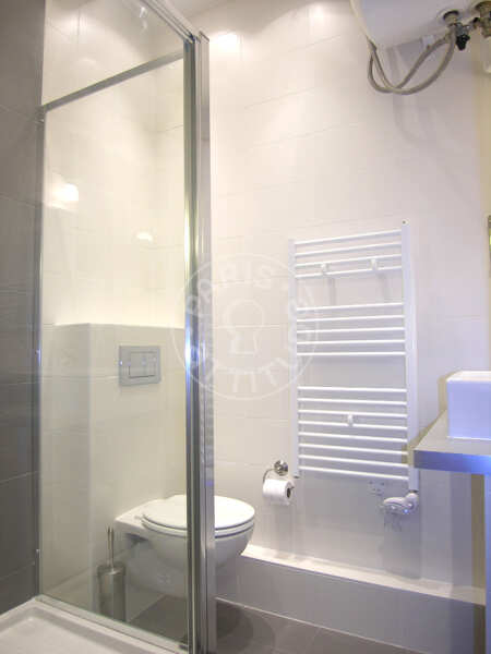 Casa de banho Quitinete mobilado - 21m²  - Centre George Pompidou - Paris