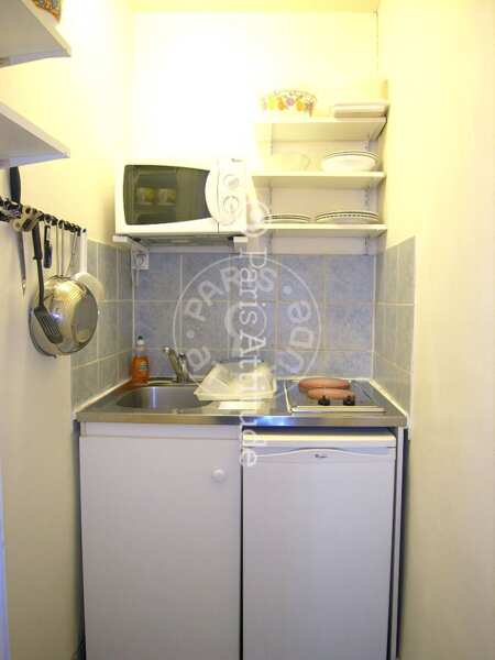Cozinha Quitinete mobilado - 33m²  - Latin / Saint-Michel - Paris