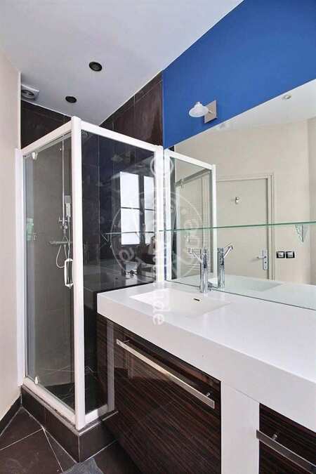 Bathroom Furnished apartment - 130m² - 2 bedrooms - Tour Eiffel - Paris