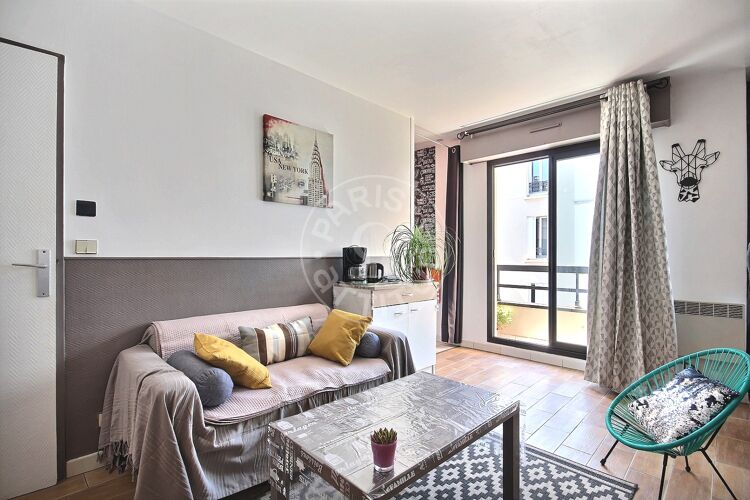 Wohnzimmer - Möblierte Studio - Paris 75019 - 5703