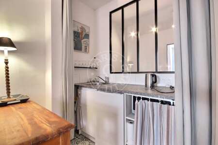 Cuisine Appartement meublé - 35m²  - 1 chambre - Panthéon / Sorbonne - Paris