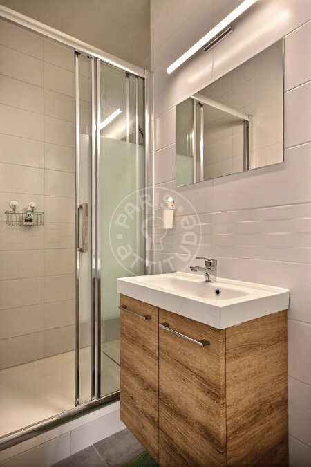 Bathroom Furnished studio - 18m²  - Reuilly-Diderot - Paris