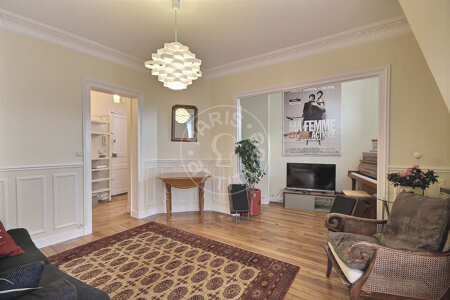 Sala Apartamento mobilado - 44m² - 1 quarto - Commerce - Paris