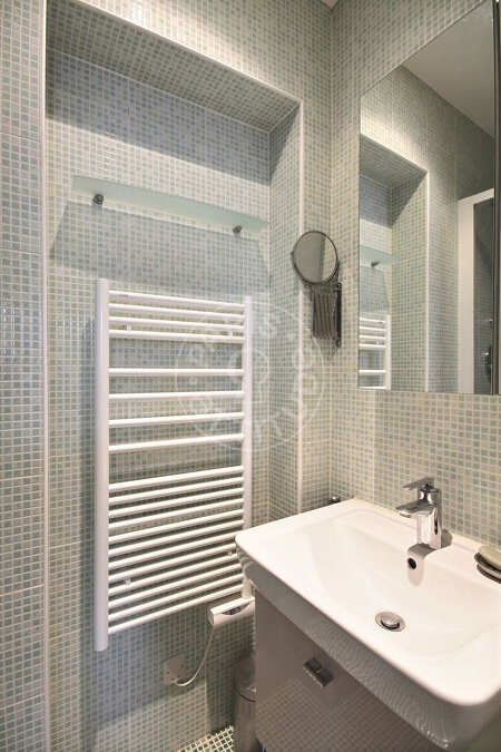 Casa de banho Apartamento mobilado - 44m² - 1 quarto - Commerce - Paris
