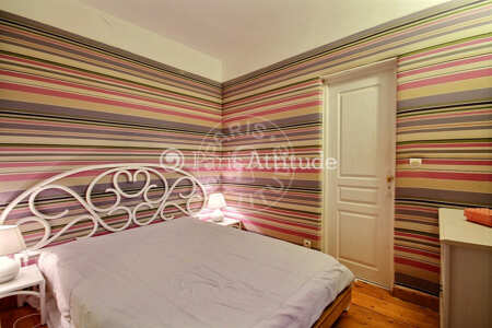 Bedroom Furnished apartment - 38m²  - 1 bedroom - Sacré-Cœur - Paris