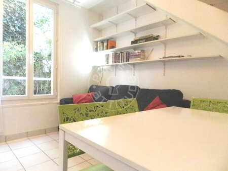 Living room Furnished duplex - 40m²  - 1 bedroom - Tolbiac - Paris