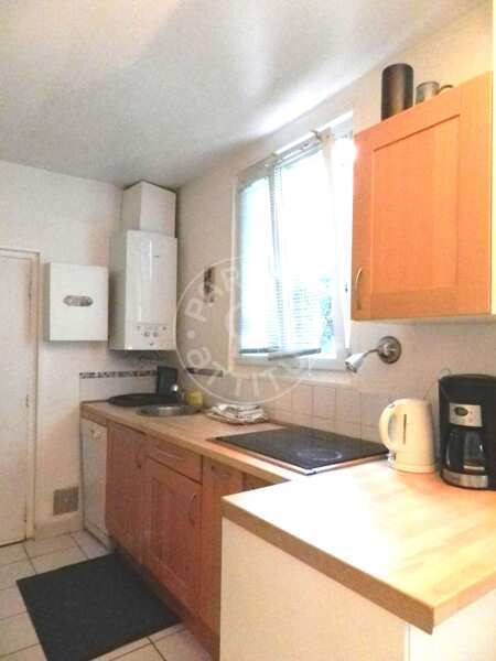 Kitchen Furnished duplex - 40m²  - 1 bedroom - Tolbiac - Paris