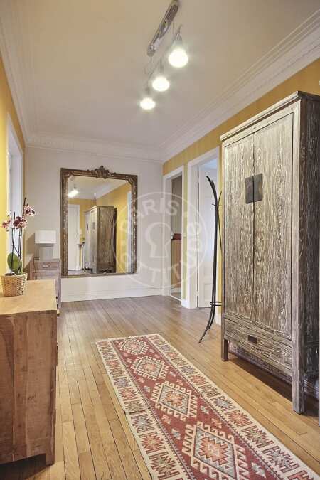 Eingangsbereich Möblierte wohnung - 94m²  - 2 Zimmer - Tour Eiffel - Paris