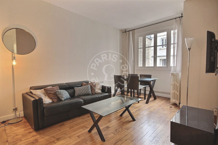 Salon - 1 chambre meublé - Paris 75016 - 5754