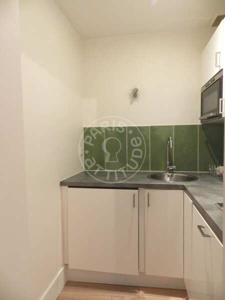 Cocina Estudio amueblado - 23m²  - Temple - París