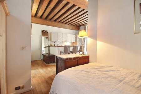 Camera da letto Mansardato arredato - 40m²  - Ile Saint-Louis - Parigi