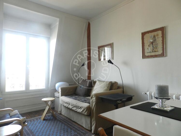 Living room - Furnished 1 bedroom - Paris 75015 - 5804
