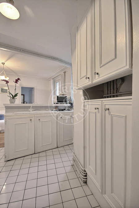 Kitchen Furnished apartment - 40m²  - 1 bedroom - Montmartre / Place des Abbesses - Paris