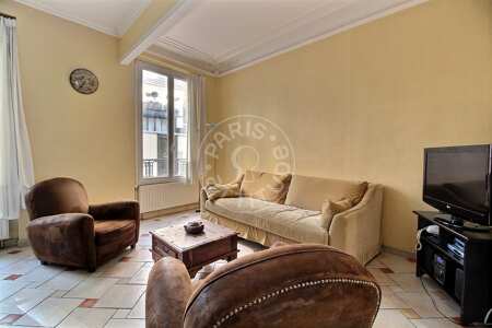 Living room Furnished duplex - 81m² - 2 bedrooms - Trocadéro - Paris