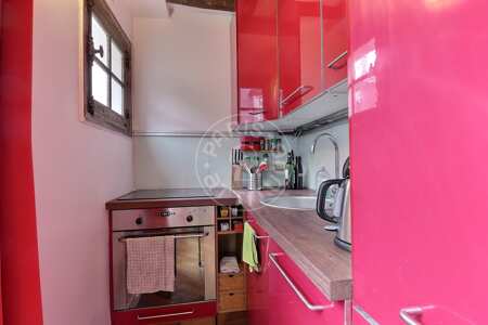 Cuisine Appartement meublé - 42m²  - 1 chambre - Bourse - Paris
