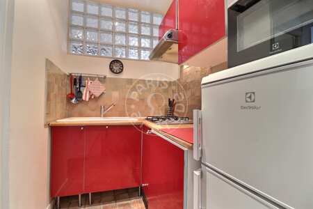 Küche Möblierte wohnung - 47m²  - 1 Zimmer - Canal Saint-Martin - Paris